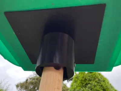 12x12cm Pole mount for 28x28mm Pole
