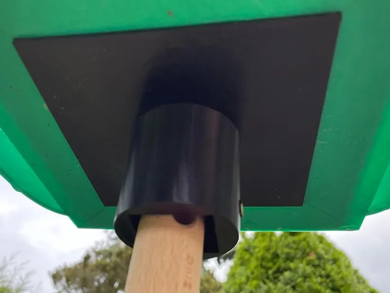 12x12cm Pole mount for 28x28mm Pole