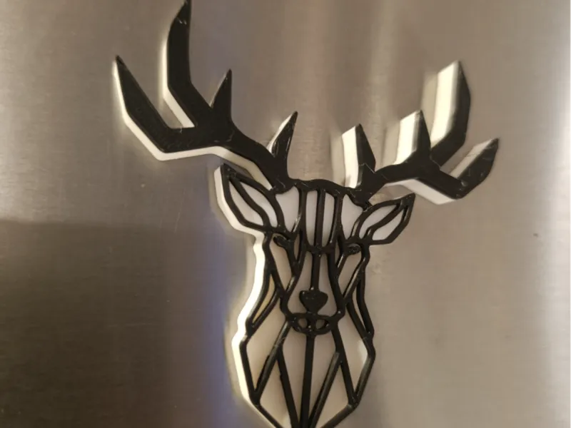 fridge magnet reindeer