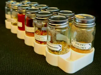 Spice rack for IKEA jars - GULDFISK / CITRONHAJ