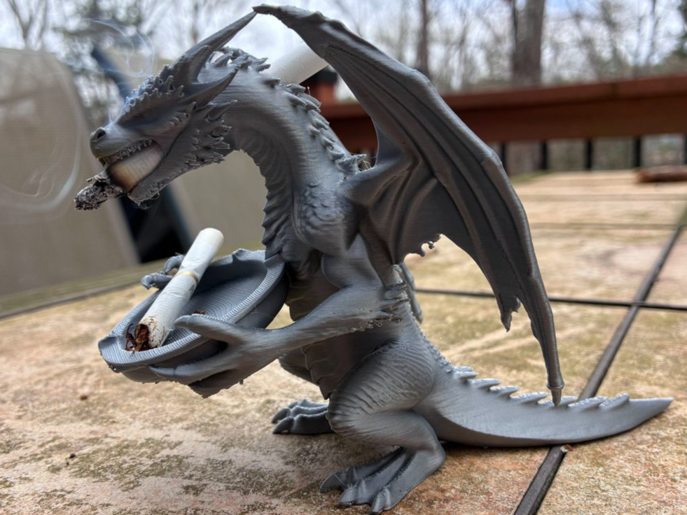 Dragon Ashtray & Incense Burner - Smoke breather 