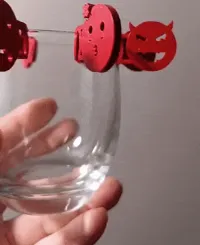 Marqueurs à verre emoji pour soirée — photo 2