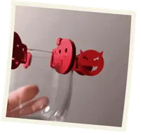 Marqueurs à verre emoji pour soirée — photo 1