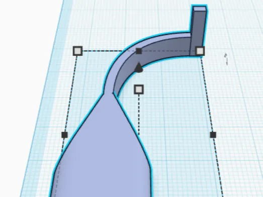 Hook for bed scraper for A1 Mini.