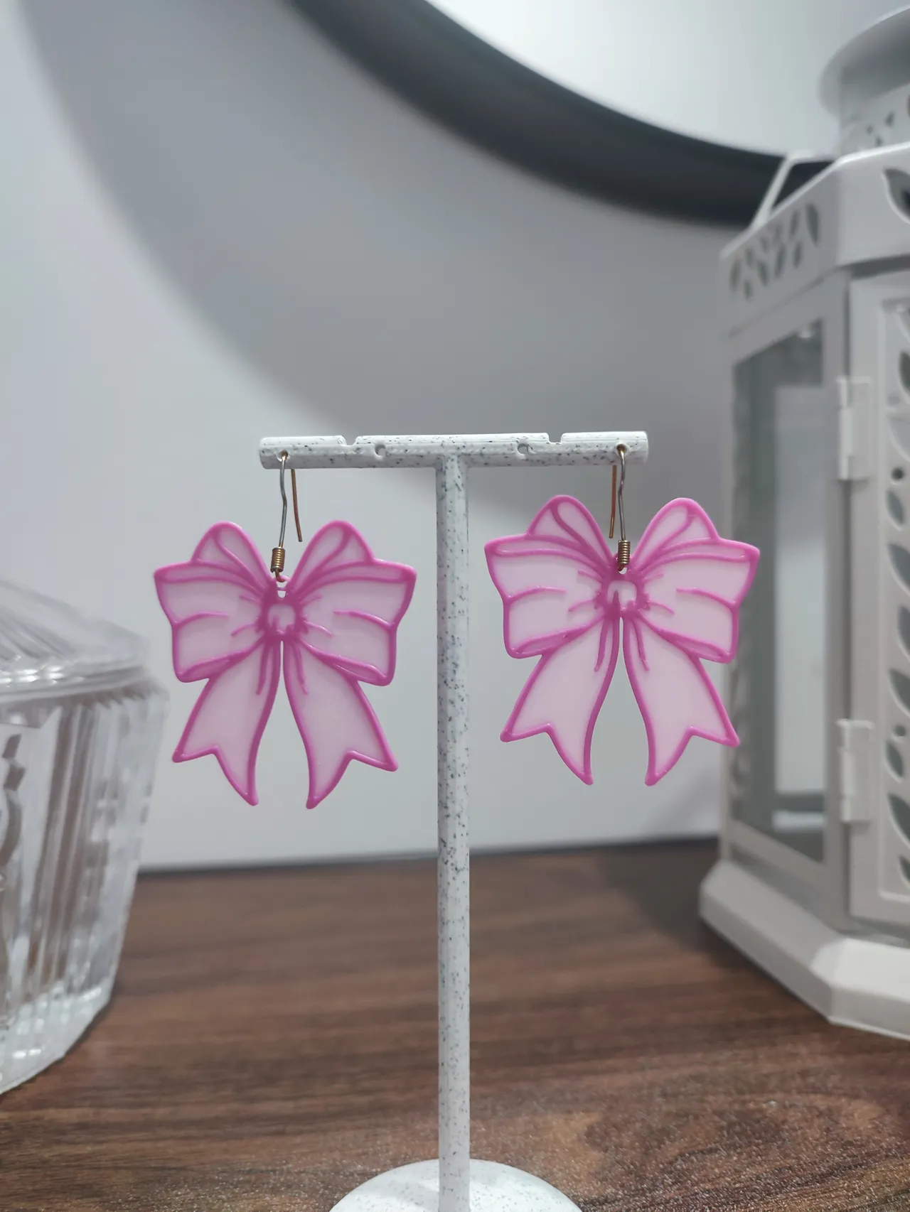 Aretes Lazo Cotton Candy view 2