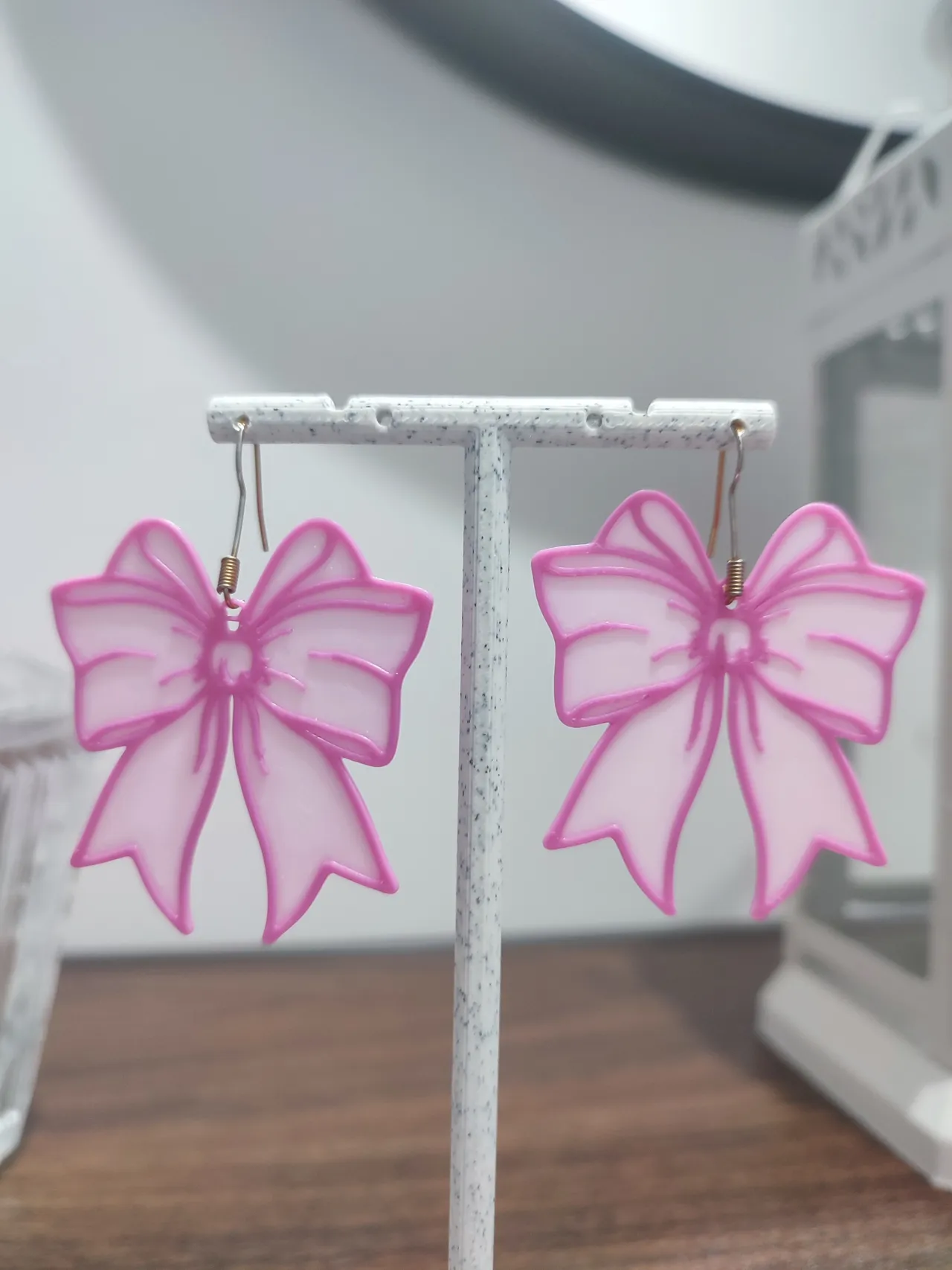 Aretes Lazo Cotton Candy view 3