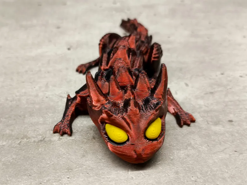 Articulated devil creature