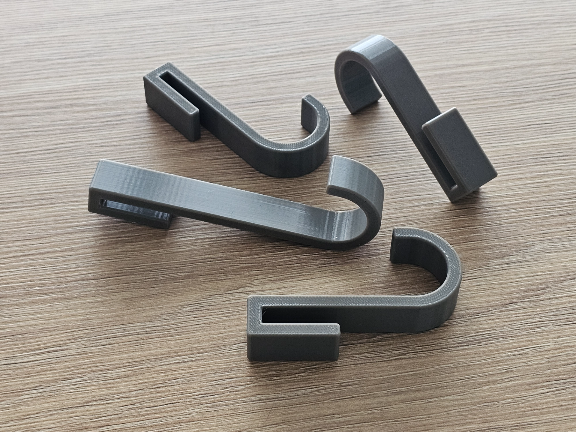 Adjustable Bathroom Glass Hook (Parametric)