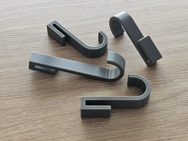 Adjustable Bathroom Glass Hook (Parametric)