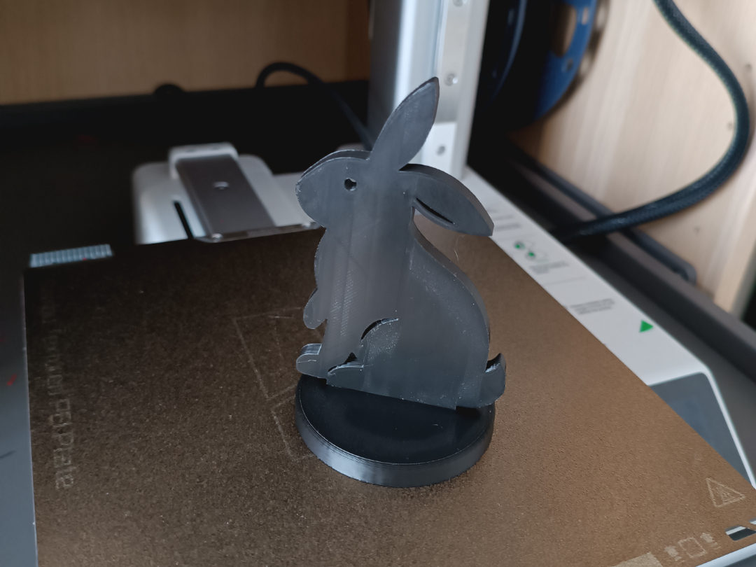 Easter Bunny Silhouette Decoration