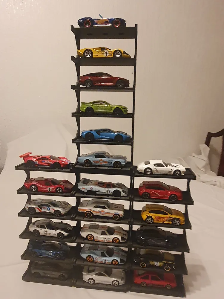 1:64 scale model car rack - Free 3D Print Model - MakerWorld
