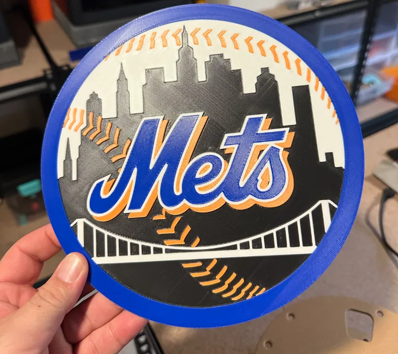 Mets Throwback Alternate Logo Wall Plaque