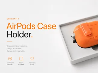 Gridfinity Holder per AirPods Pro 3 con custodia