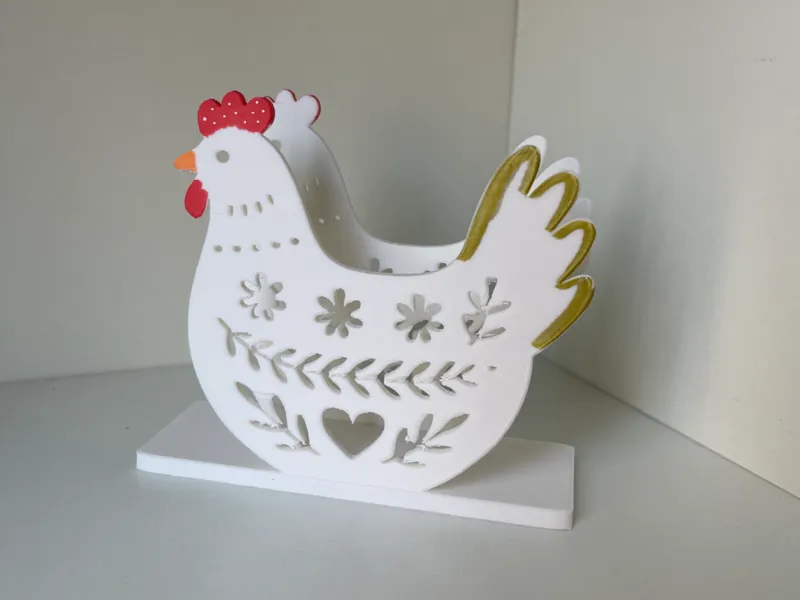 Cute chicken Napkins holder 