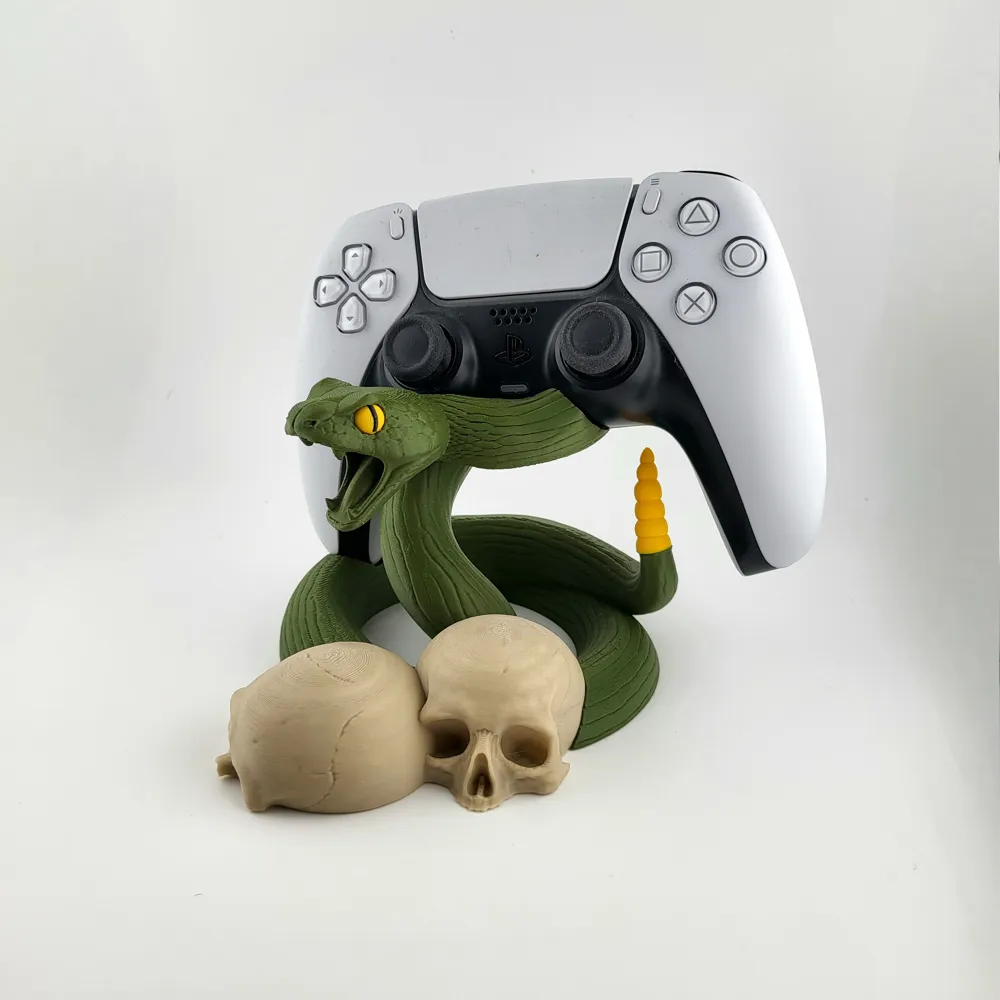 PS5 Controller Stand – PlayStation 5 Holder snake - Free 3D Print Model ...