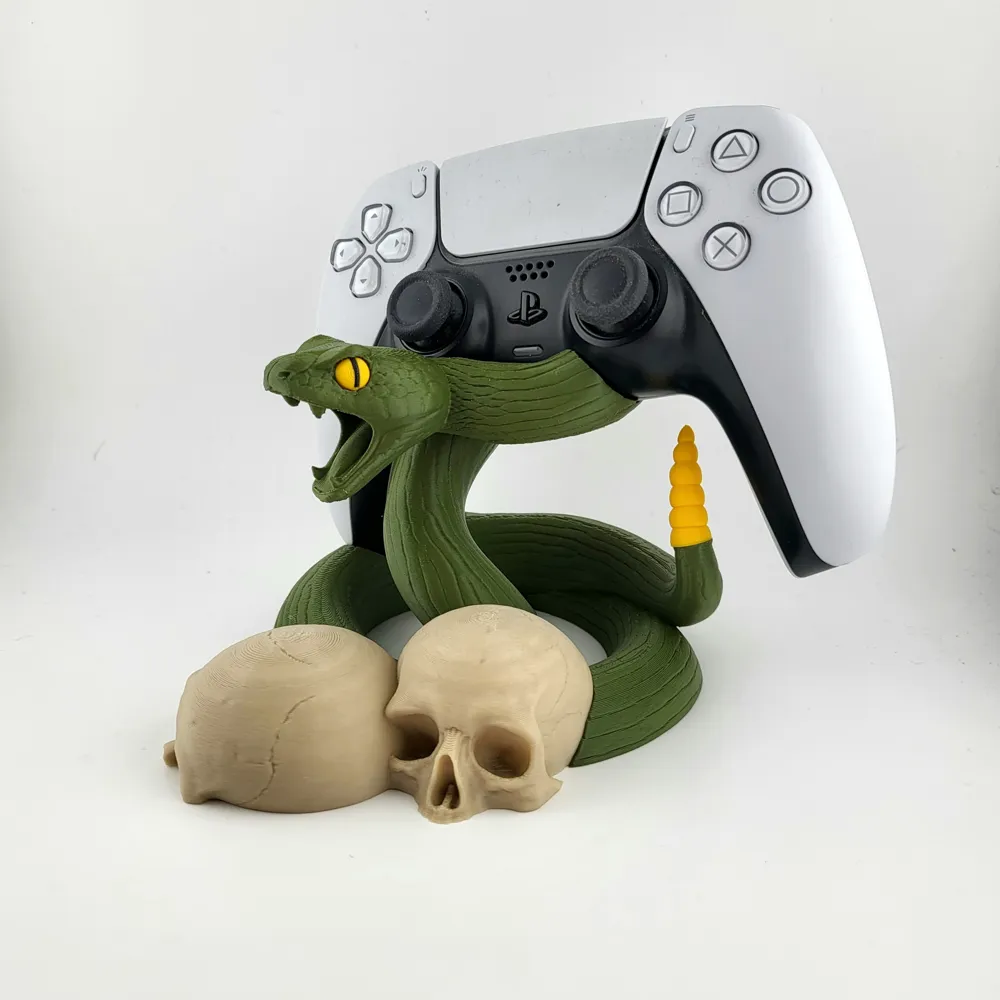 PS5 Controller Stand – PlayStation 5 Holder snake - Free 3D Print Model ...