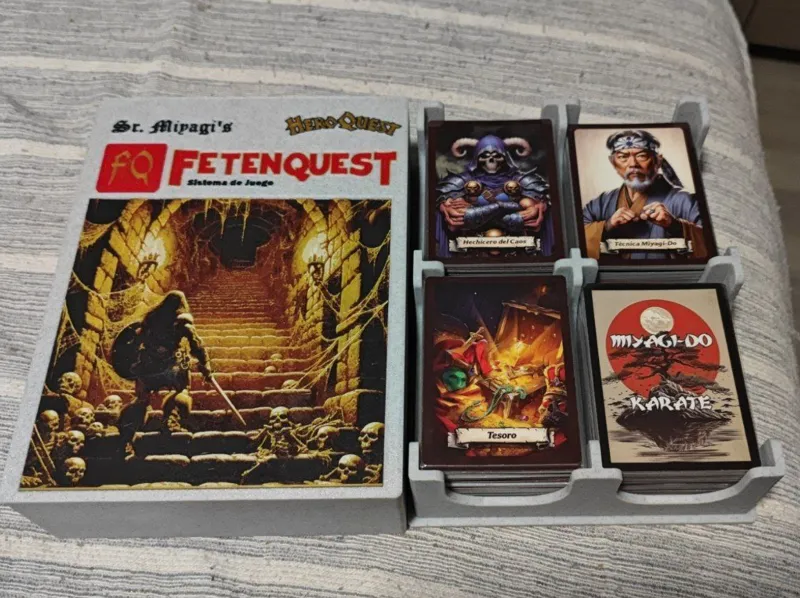 Heroquest Rule Expansion Fetenquest Card Box