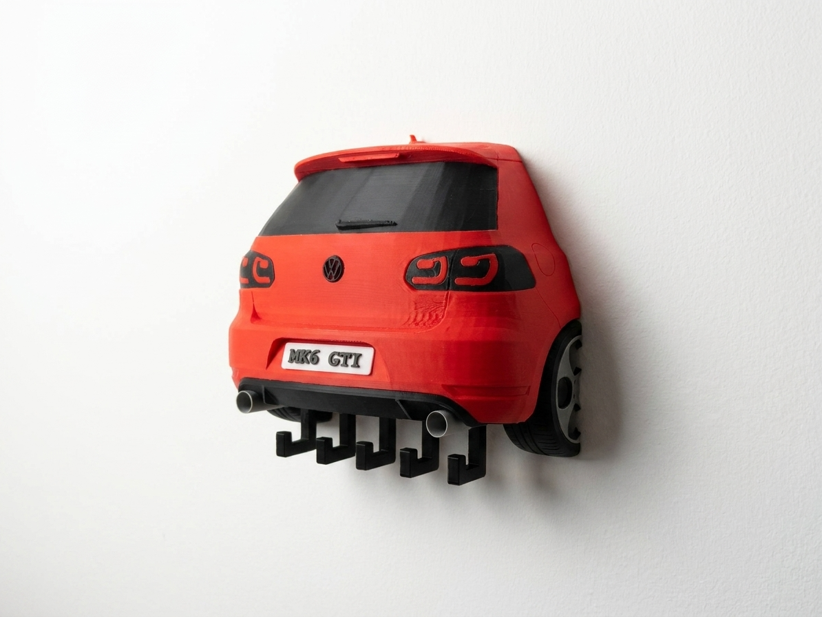 Porta-Chaves VW Golf MK6 GTI PortaChaves de Parede - 1