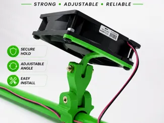 Adjustable Clamp Mount for 92mm Axial Fan GrowTent