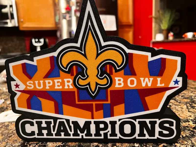 SAINTS SUPERBOWL 44 LightBox