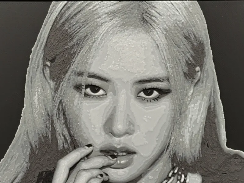 Rosé of Blackpink ver.2 HueForge