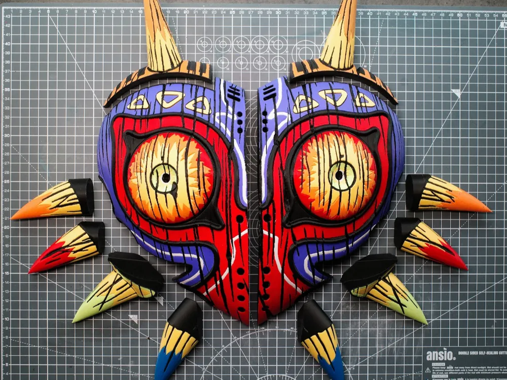 Multicolor Majora's Mask - Single AMS Version - Free 3D Print Model ...