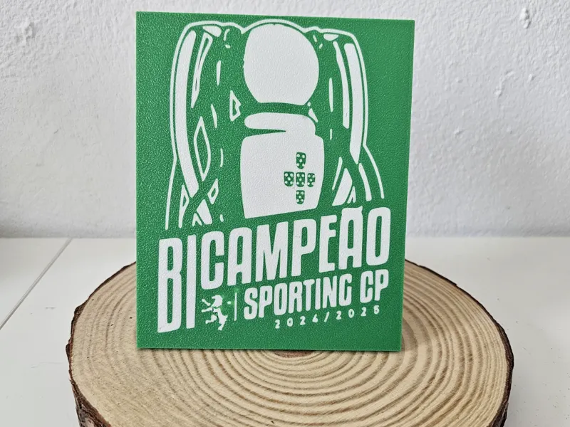 Sporting bicampeão íman frigorifico