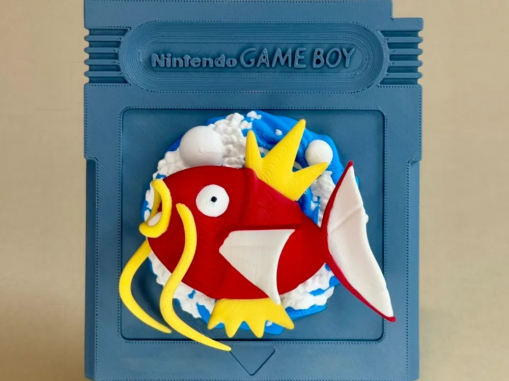 Magikarp Gameboy Magikarp Pokemon Game Boy Cartridge - Free 3D Print Model - MakerWorld