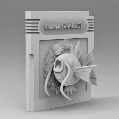 Magikarp Gameboy Magikarp Pokemon Game Boy Cartridge - Free 3D Print Model - MakerWorld