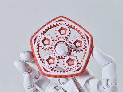 Geometric Pentagon - Fidget Spinner Planetary Gear Fidget Toy TA8-2