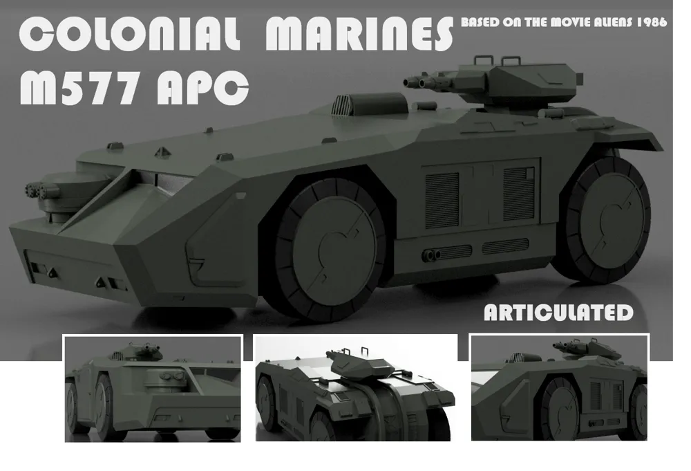 Aliens Colonial Marines M577 APC by vajcnerd MakerWorld