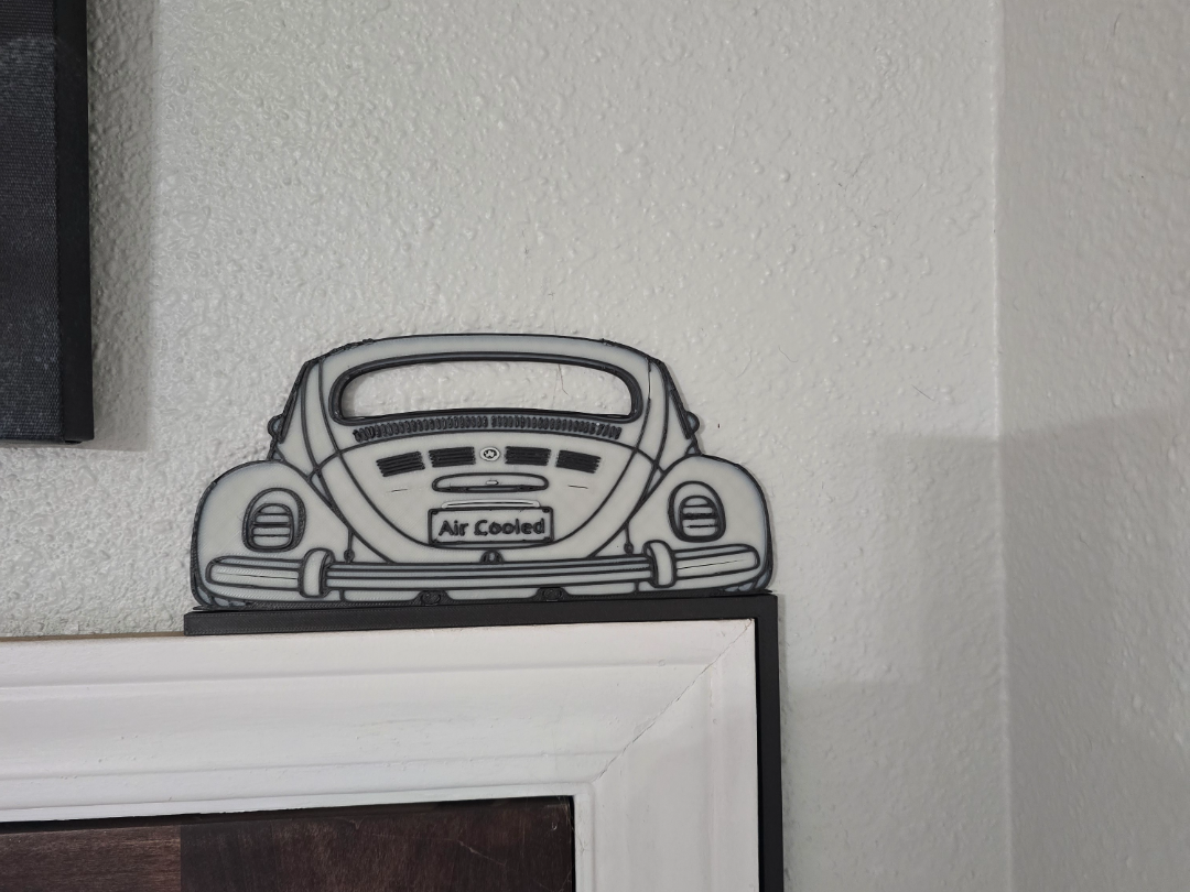 VW Bug door hanger decor