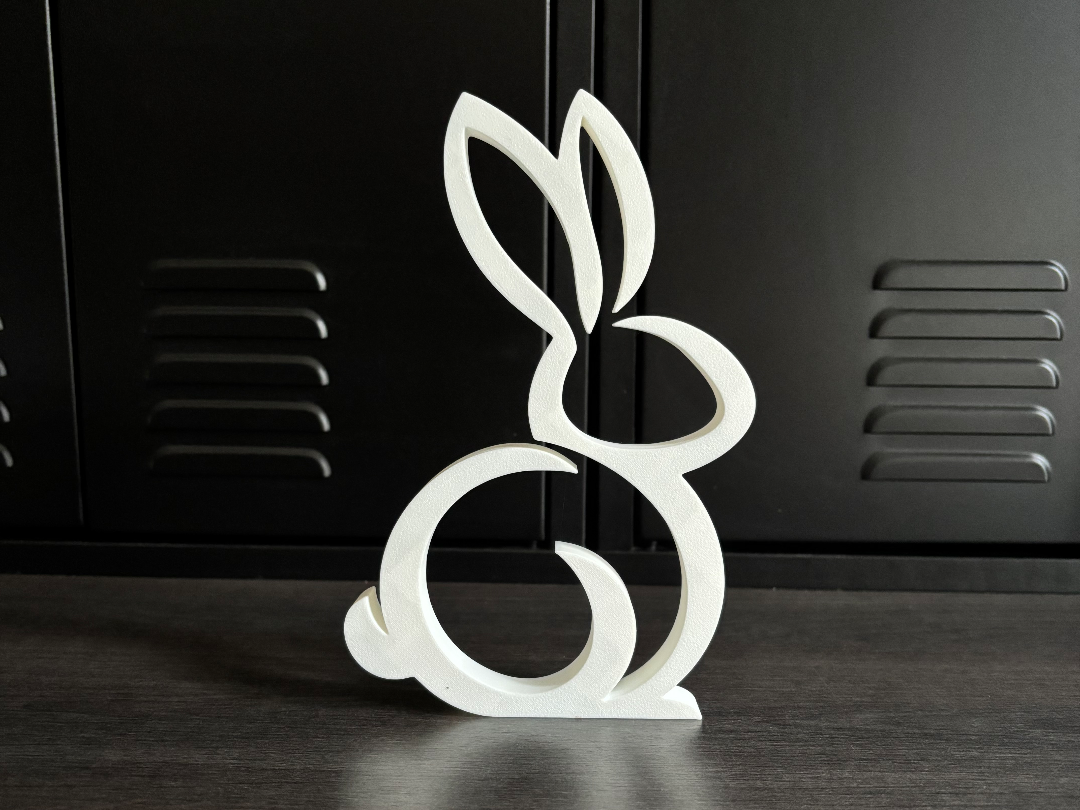 Easter bunny minimalist and elegant decor V4