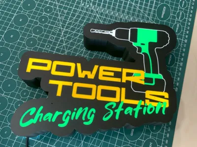 Power Tools Charging Station Led Sign
