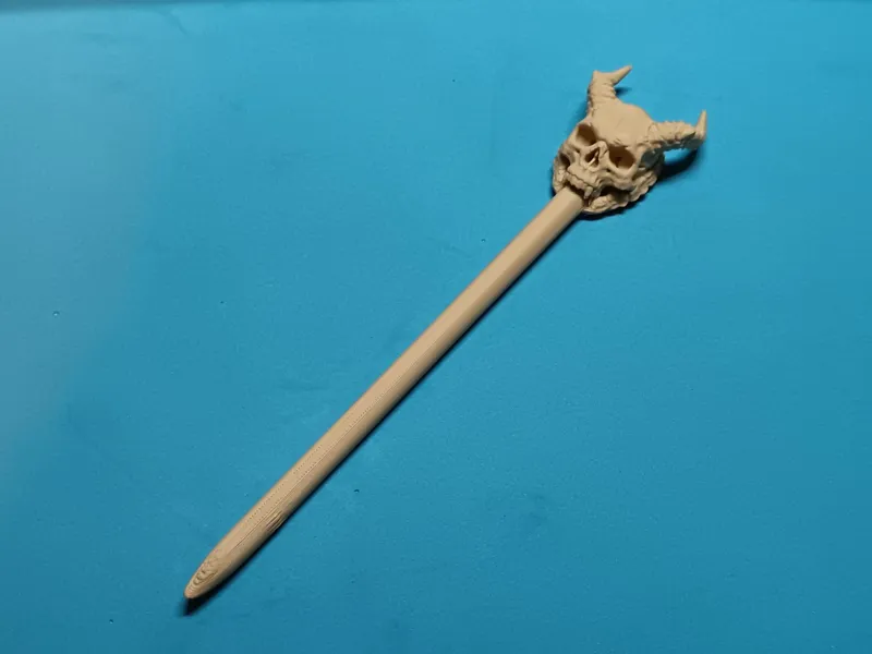 Demonic Skull Hair Pin