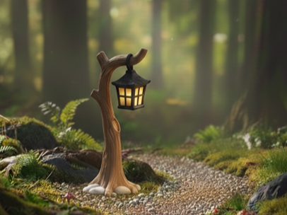 Miniatura 1 do modelo 3D Moonbeam - Forest Lantern