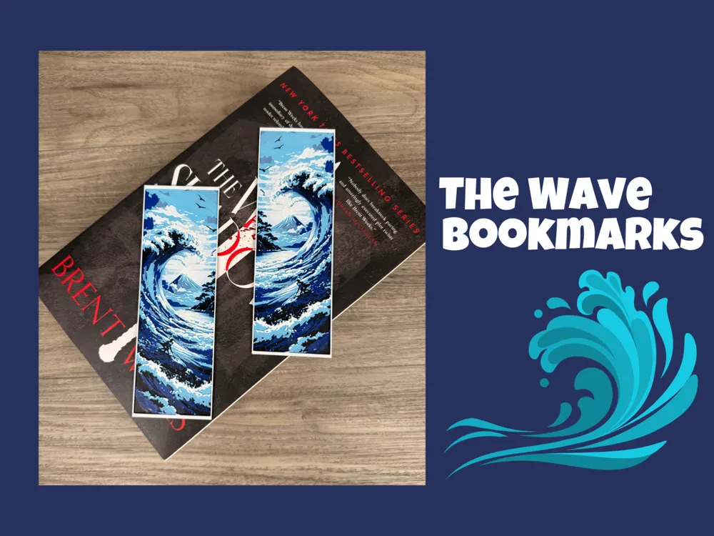The Wave Bookmark Set - Kanagawa Inspired