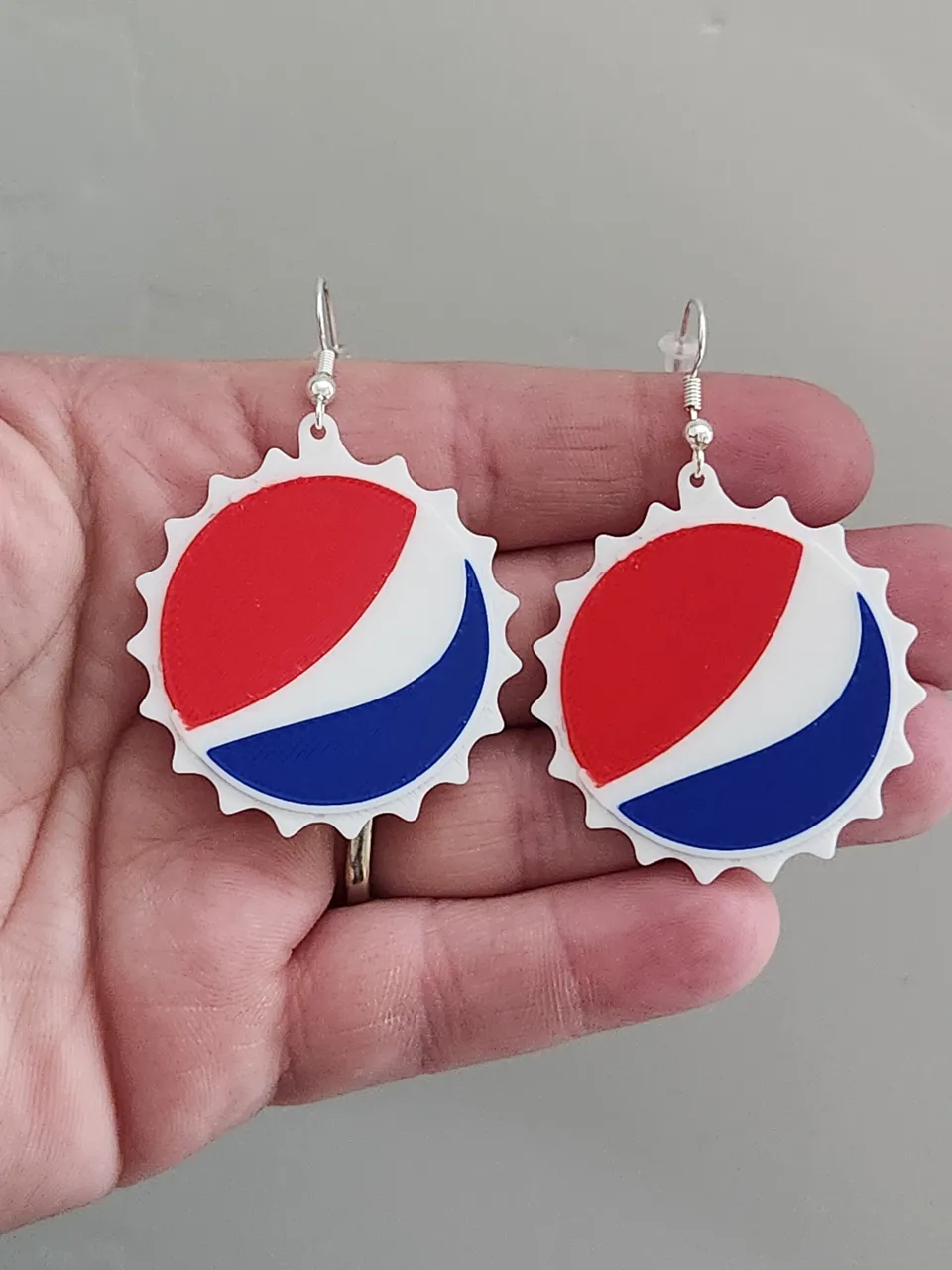 Pepsi Earrings view 3