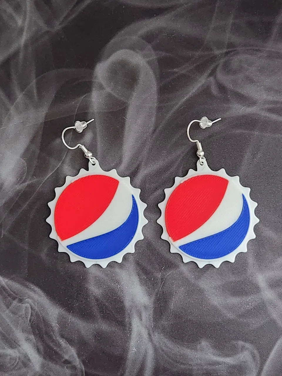 Pepsi Earrings view 2