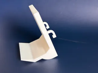 IKEA Peg board phone holder