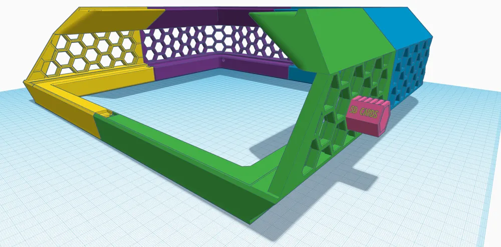 X3D-v2 Riser | Bambu Lab X1/P1 AMS Stand - Free 3D Print Model - MakerWorld