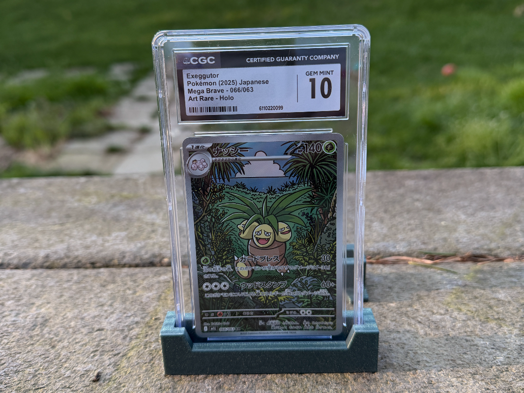 Graded Pokemon Card Stand/Display - Commercial Use