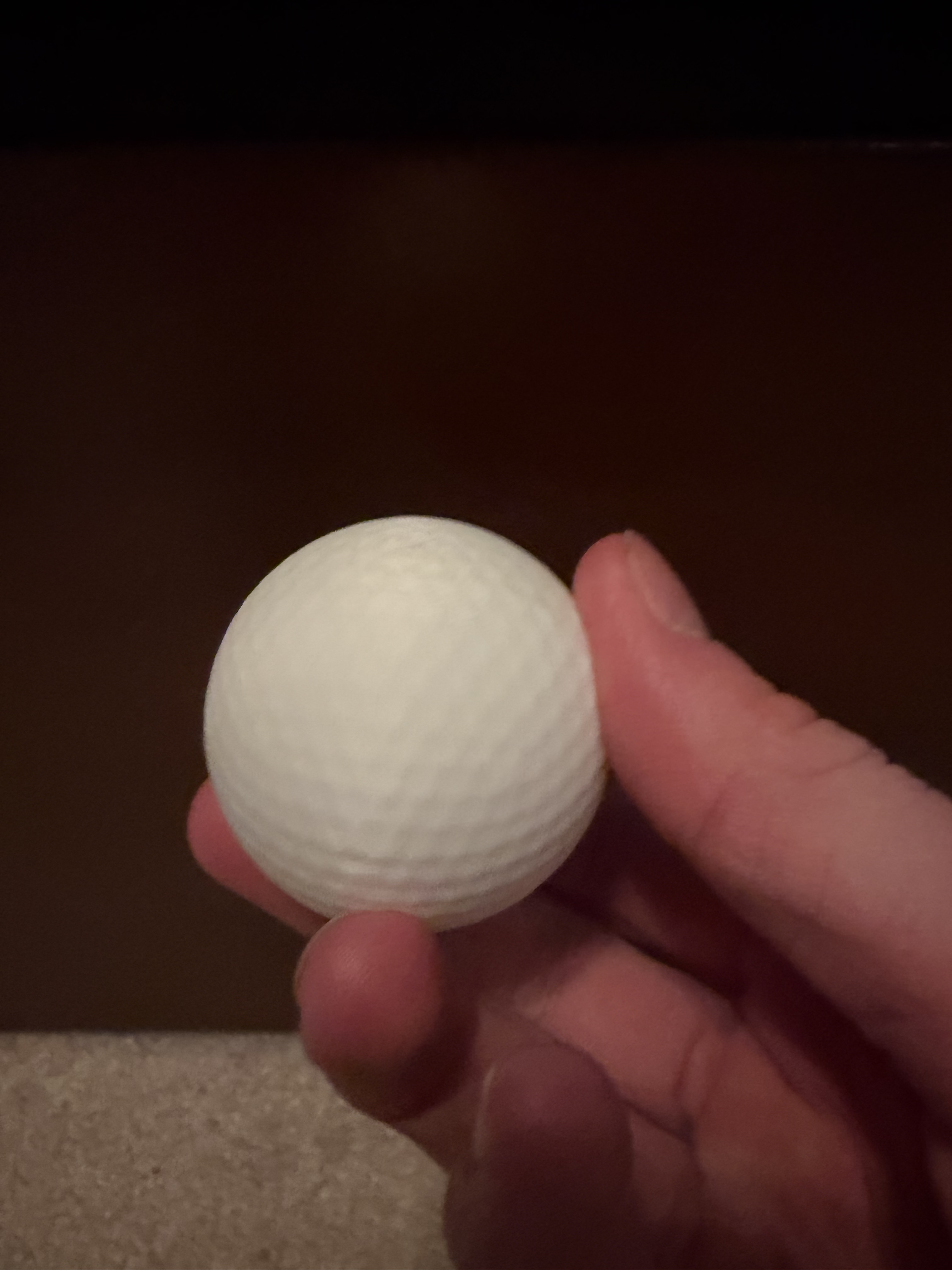 Miniatura 3 do modelo 3D Classic Golf Ball
