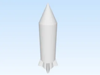 hand thrown missle