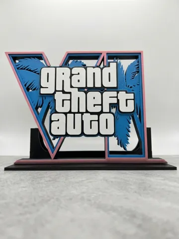 Caja o estuche: GTA VI game stand showcase PS5 / XBOX fast print — vista de referencia 5