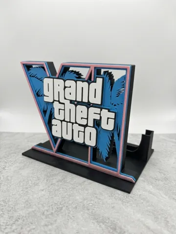 Caja o estuche: GTA VI game stand showcase PS5 / XBOX fast print — vista de referencia 4