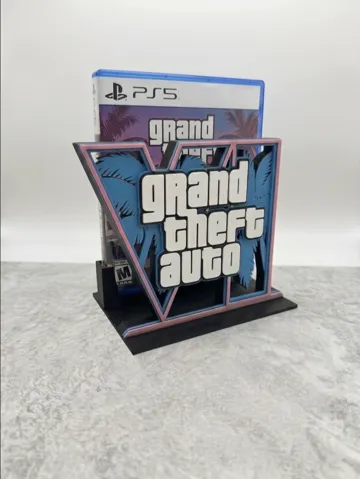 Caja o estuche: GTA VI game stand showcase PS5 / XBOX fast print — vista de referencia 2