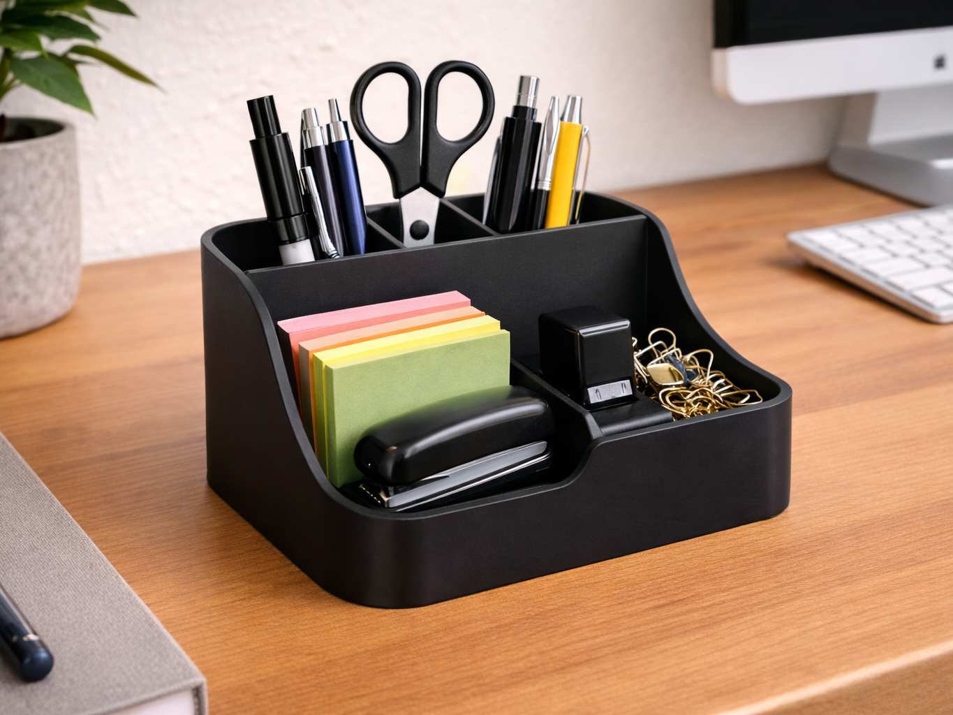 Schreibtisch-Organizer mit Stiftehalter & Ablage