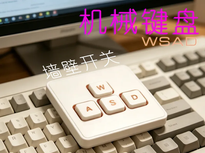 WSAD键盘墙壁开关