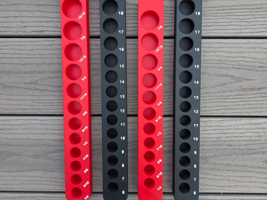 Milwaukee 3/8" Drive Socket Gridfinity Trays